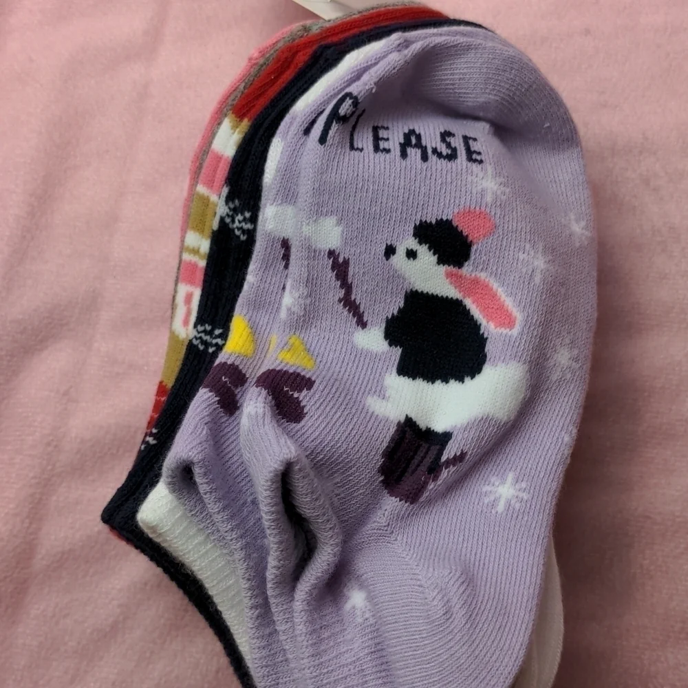 Nordstrom Woodland Winter Six Pairs Christmas Holiday Socks size 9-2.5